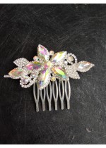 Гребенче-бижу за коса белгийски кристали Floral Touch